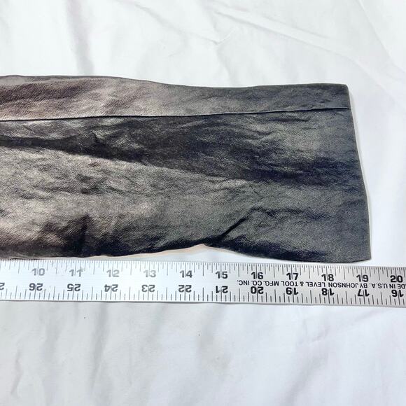 Juan Carlos Obando Hand Dyed Bronze Evening Coat Women 12 Wool Silk Trench - Picture 12 of 14